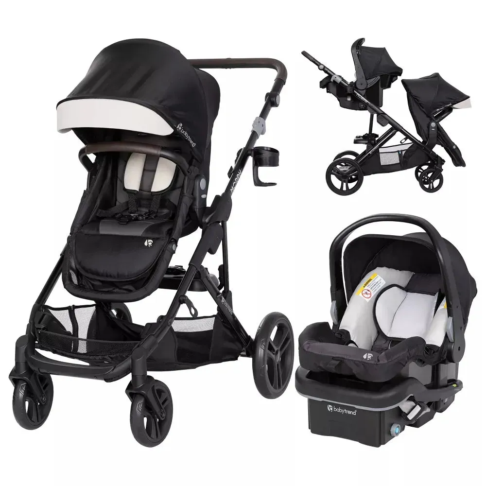 Morph Single to Double Modular Stroller Travel System - Madrid Tan