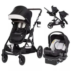 Morph Single to Double Modular Stroller Travel System - Madrid Tan