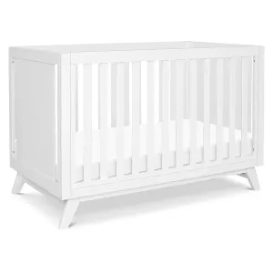 Otto Pine Wood 3-in-1 Convertible Crib - White