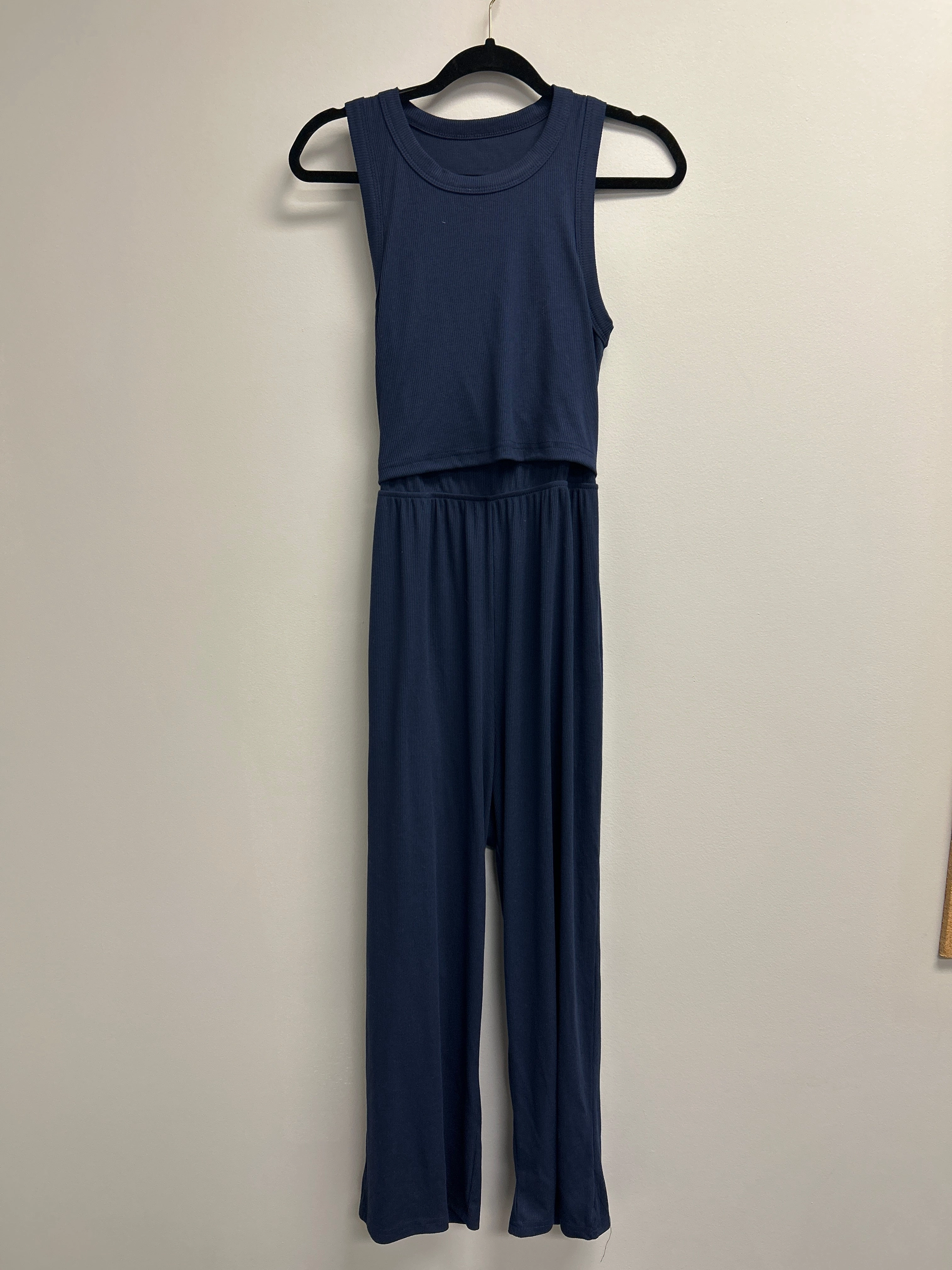 Outlet 7215 - Latched Mama Ribbed Nursing Jumper - Navy - Small