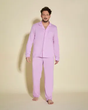 Pigiama Classico Da Uomo Con Top  Maniche Lunghe E Pantaloni