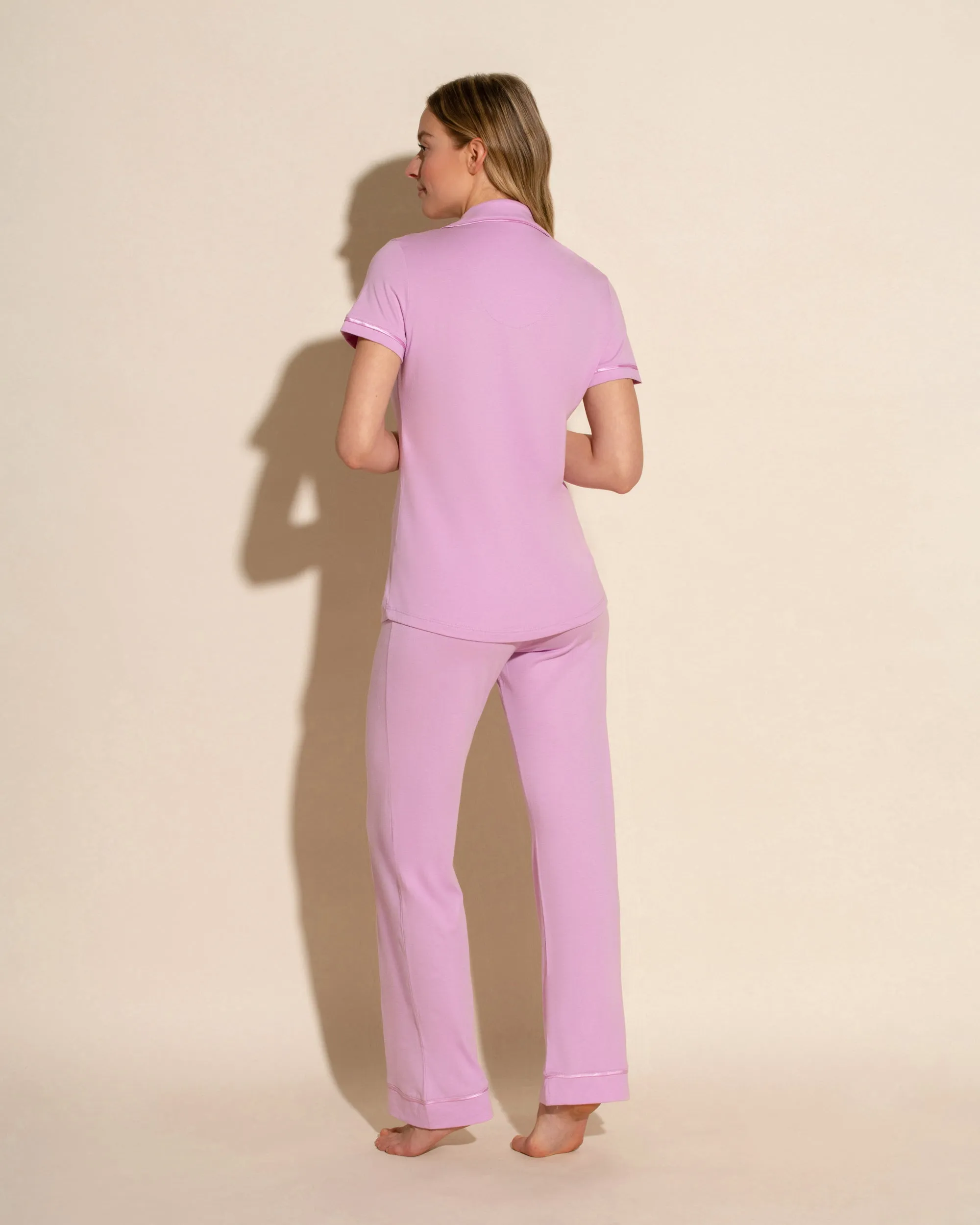 Pigiama Con Top A Maniche Corte E Pantaloni