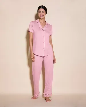 Pigiama Con Top A Maniche Corte E Pantaloni