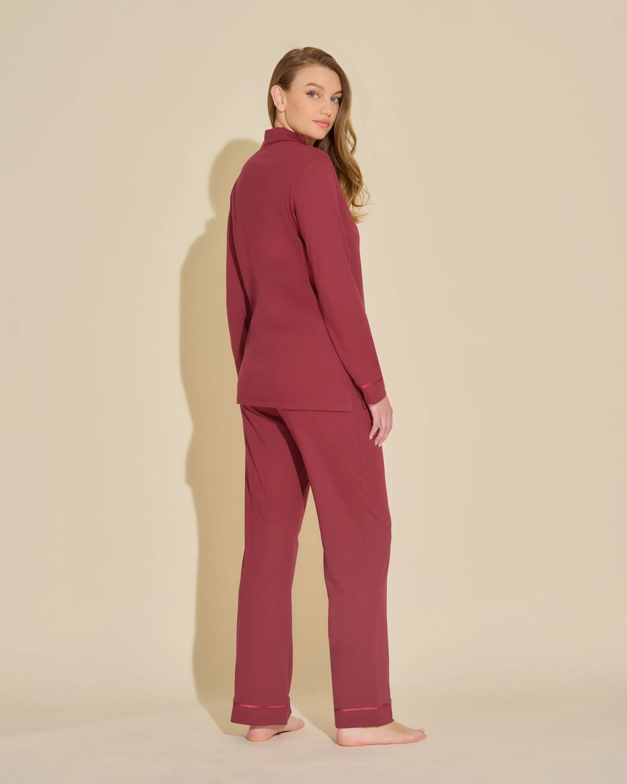 Pigiama Con Top A Maniche Lunghe E Pantaloni