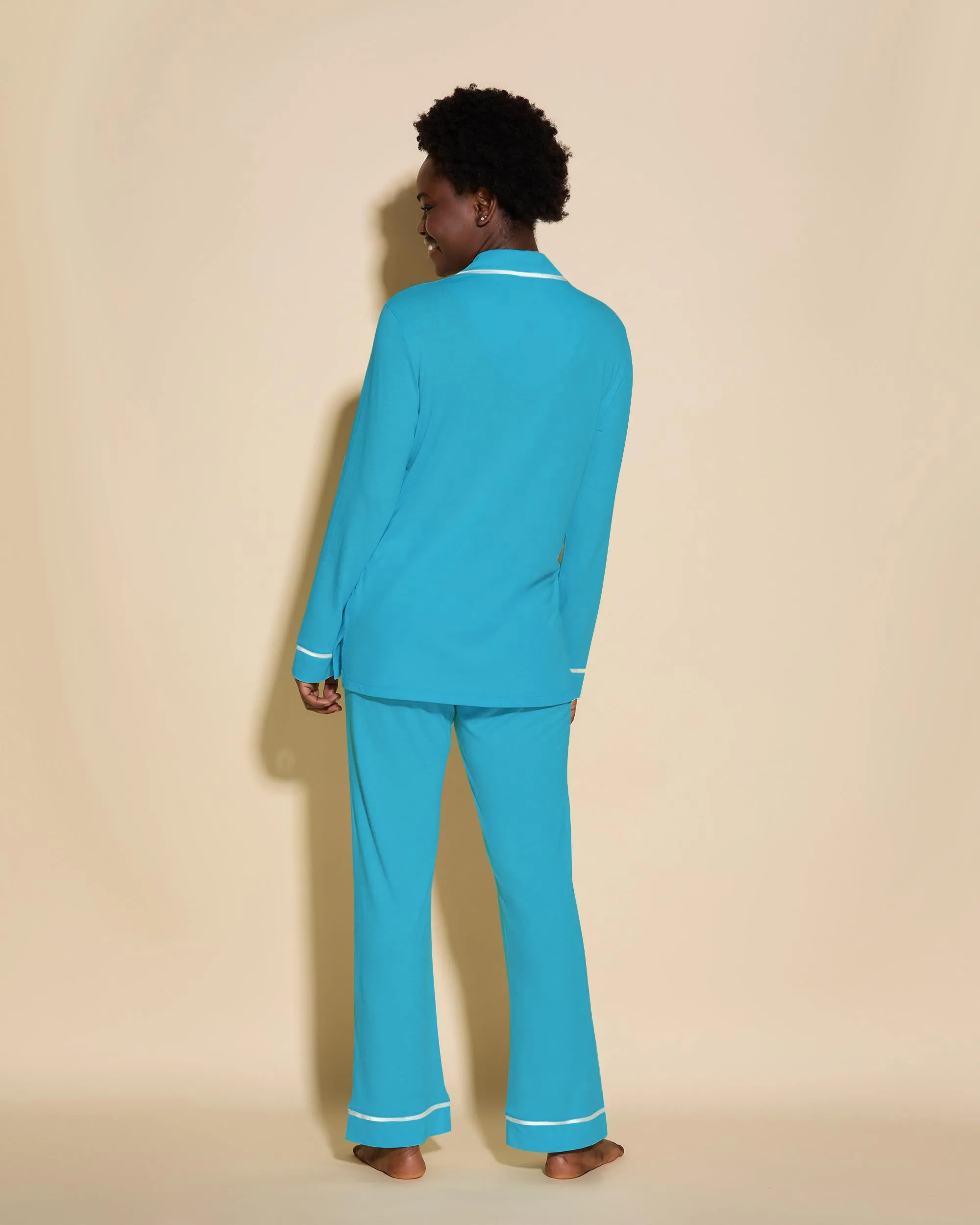 Pigiama Con Top A Maniche Lunghe E Pantaloni