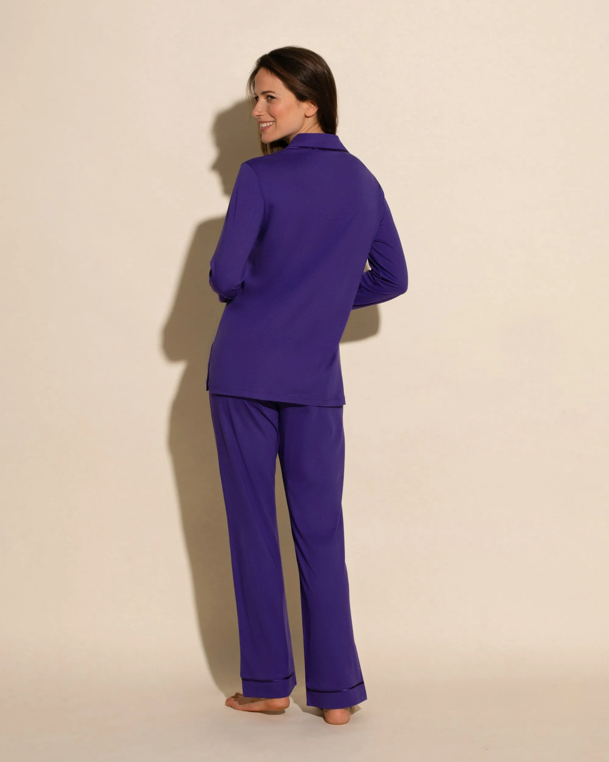 Pigiama Con Top A Maniche Lunghe E Pantaloni