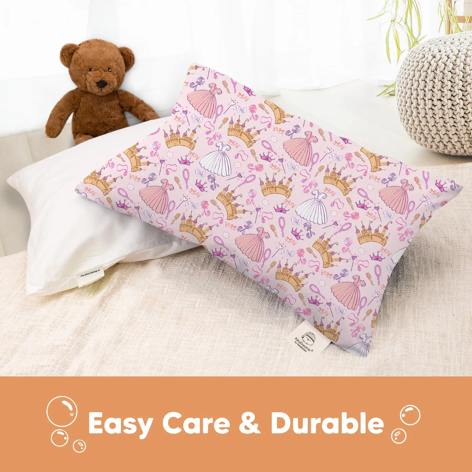 Printed Toddler Pillowcase 13X18" (Dear Princess)