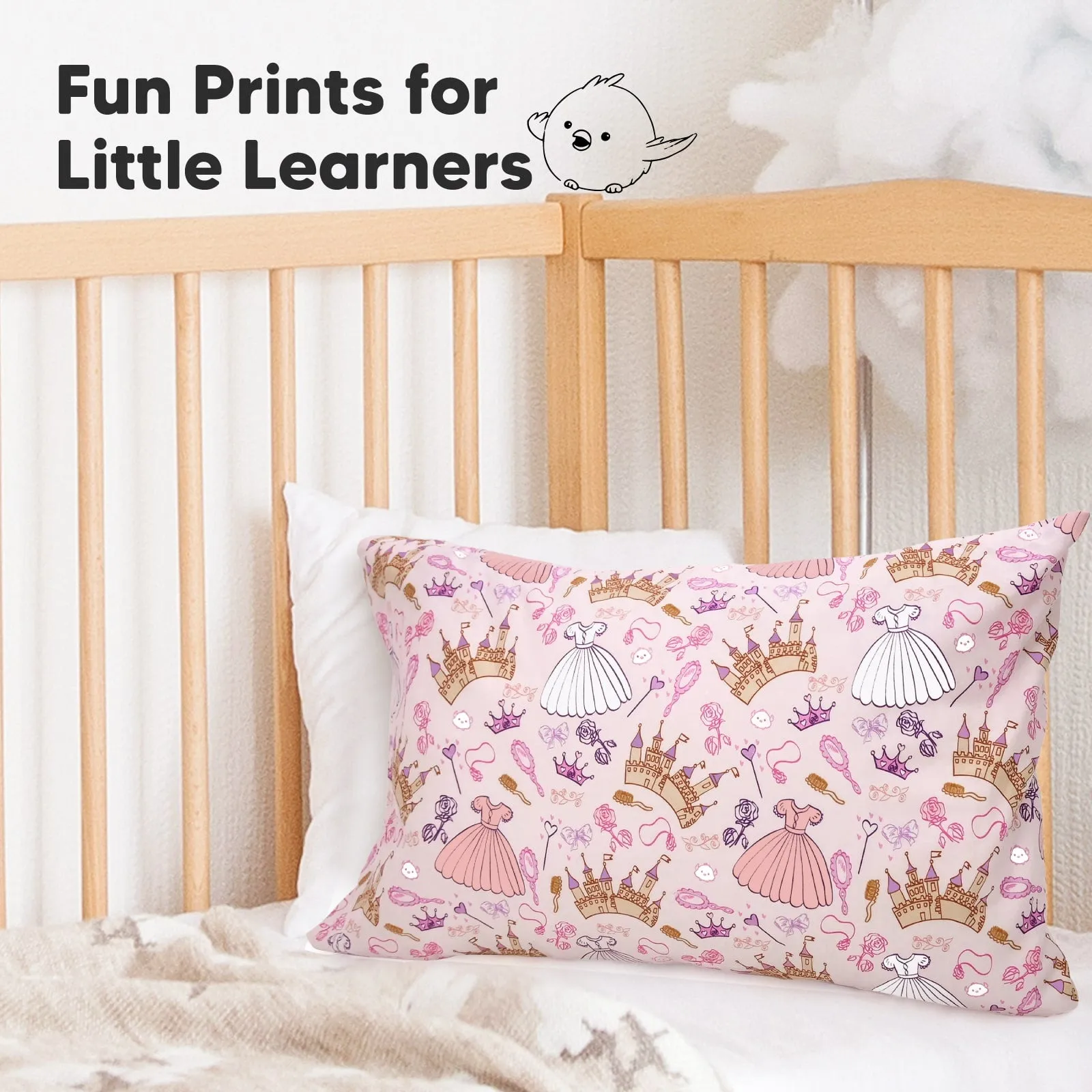 Printed Toddler Pillowcase 13X18" (Dear Princess)