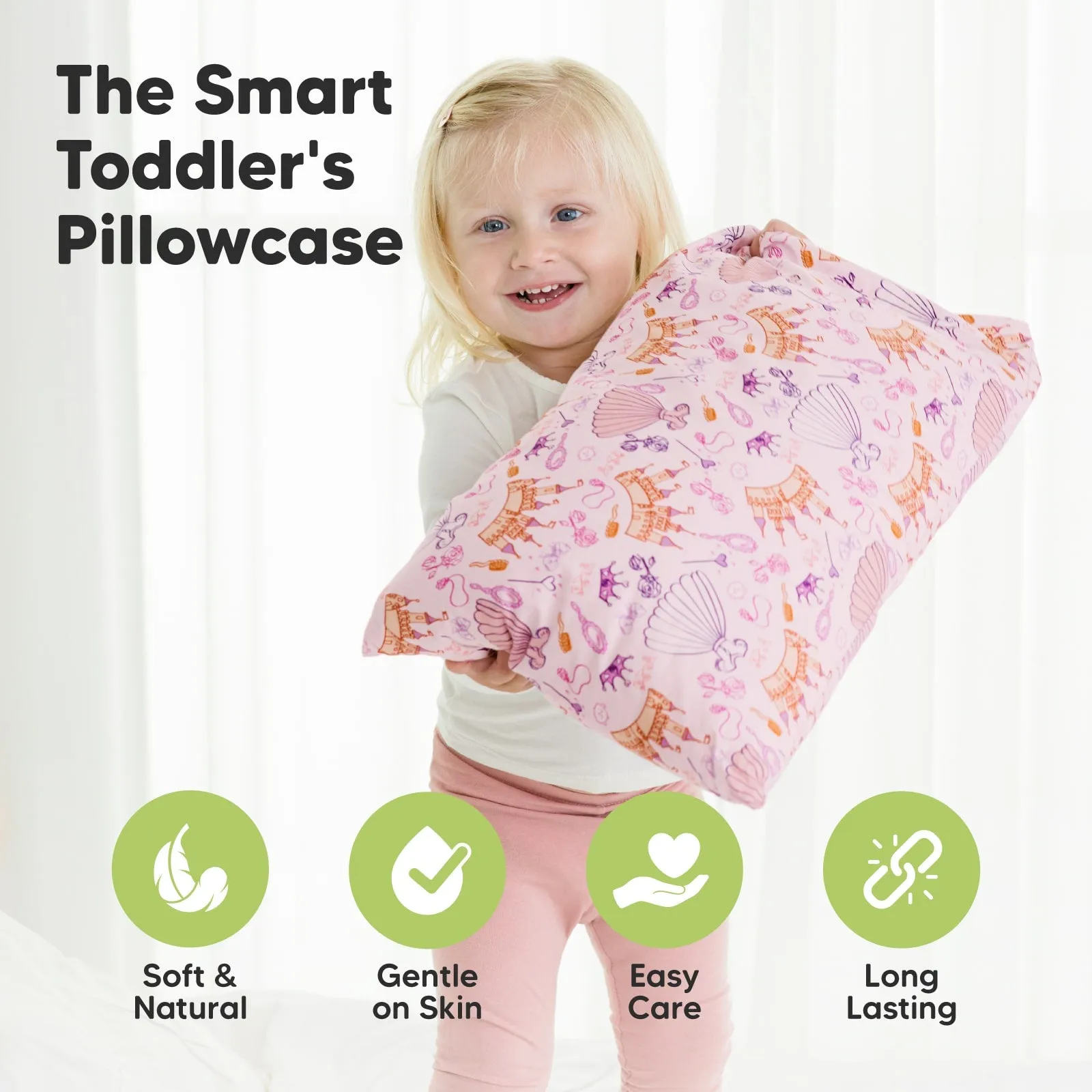 Printed Toddler Pillowcase 13X18" (Dear Princess)