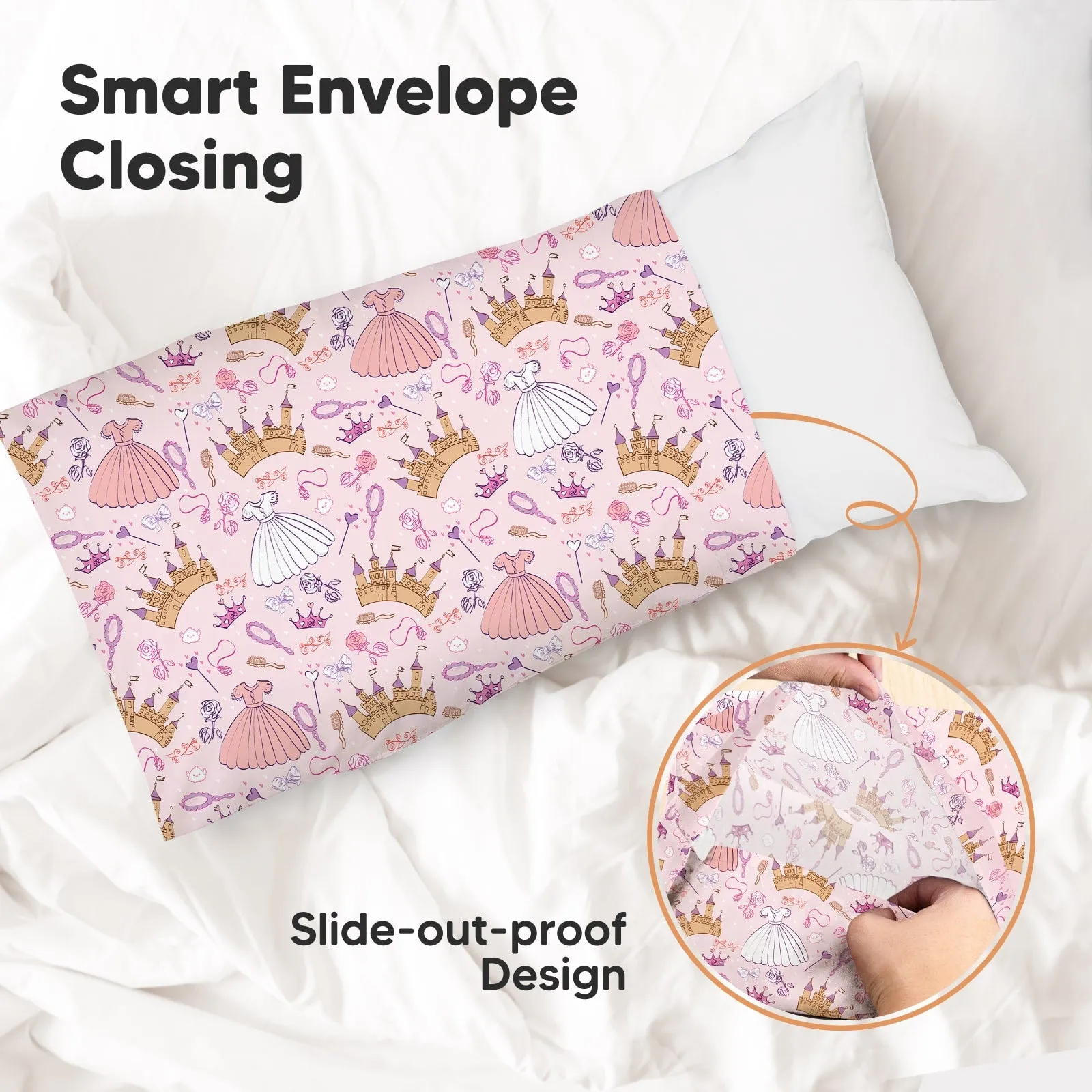 Printed Toddler Pillowcase 13X18" (Dear Princess)