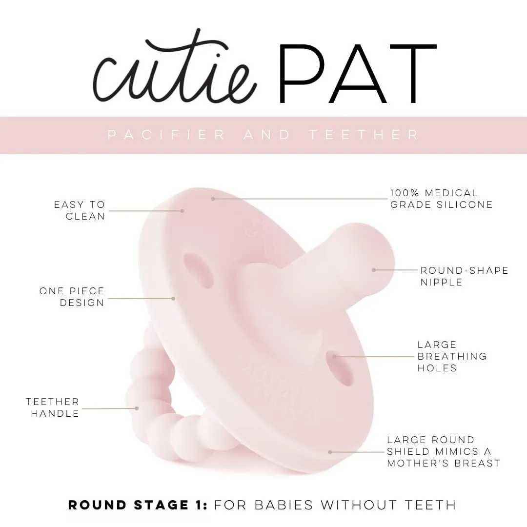 Round Cutie PAT Pacifier 5 Pack - Stage 1