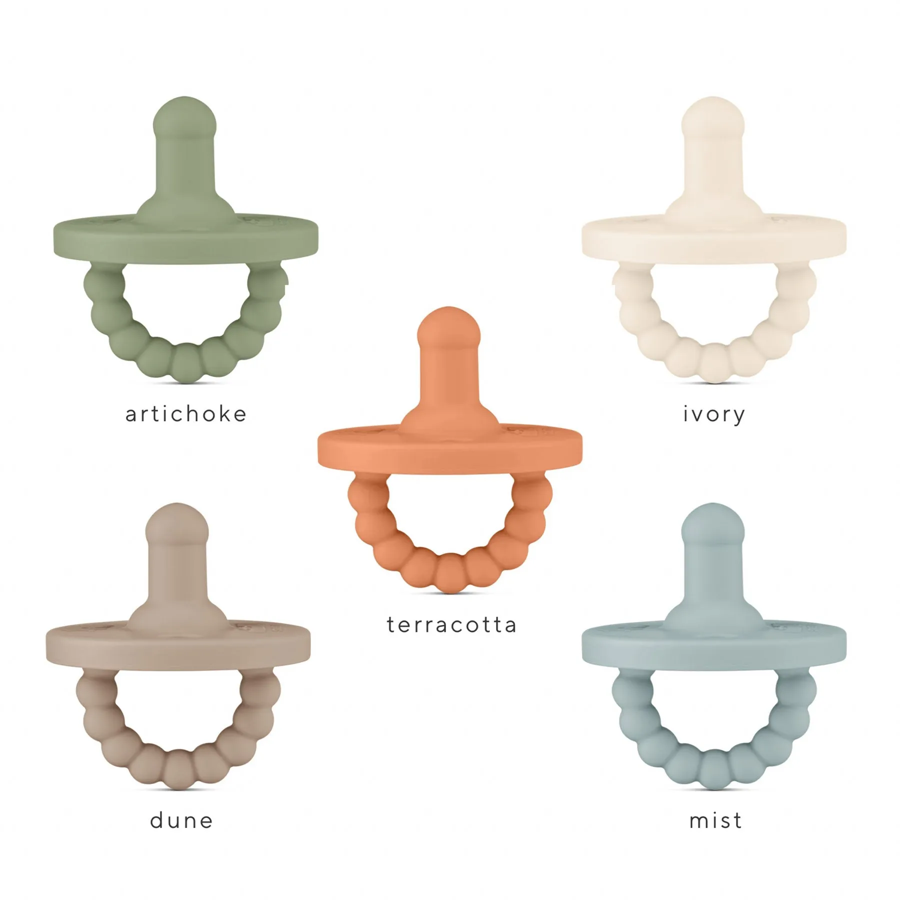 Round Cutie PAT Pacifier 5 Pack - Stage 1