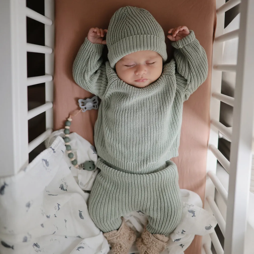 Silicone Pacifier Clip - Luna