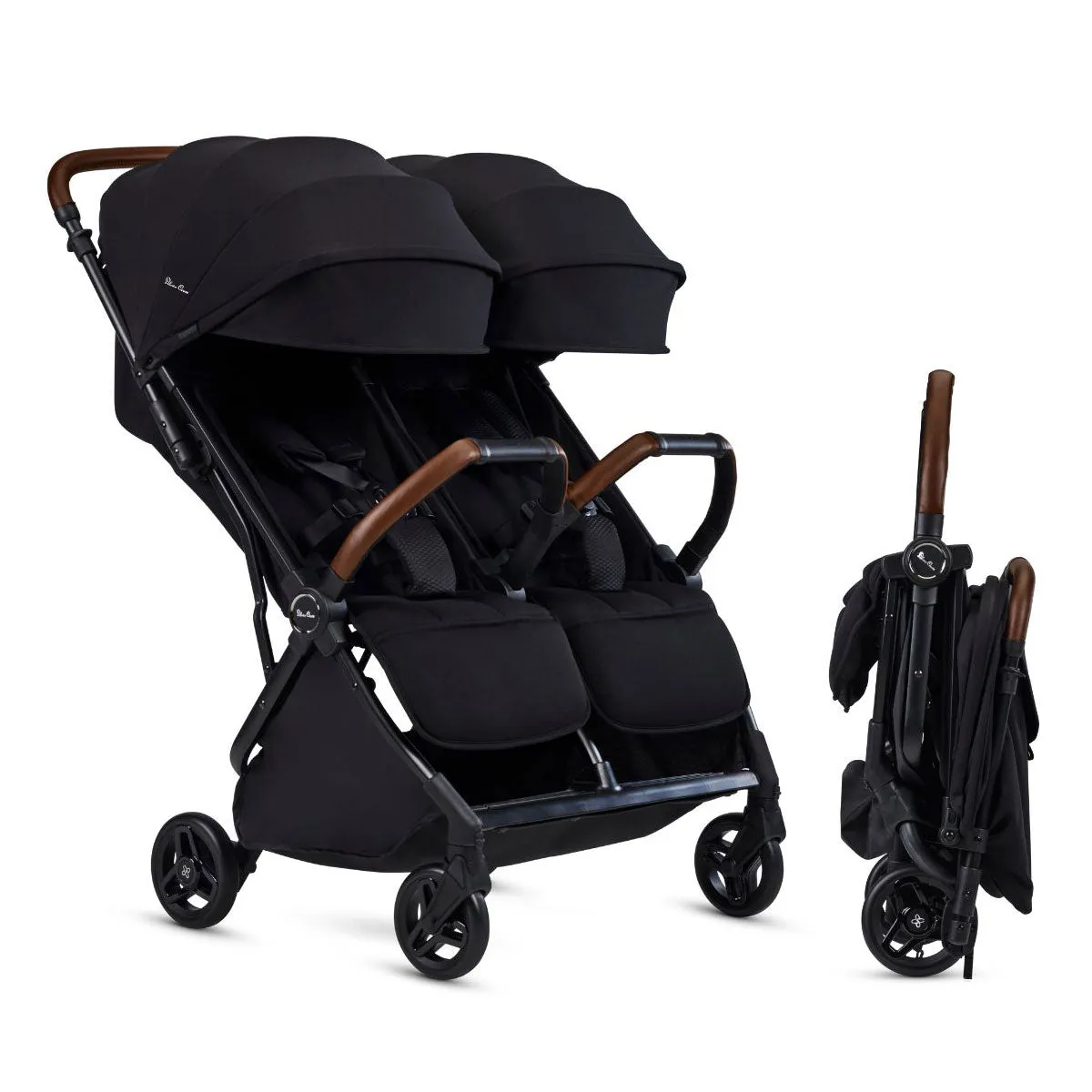 Silver Cross Jet Double Compact Side by Side Stroller