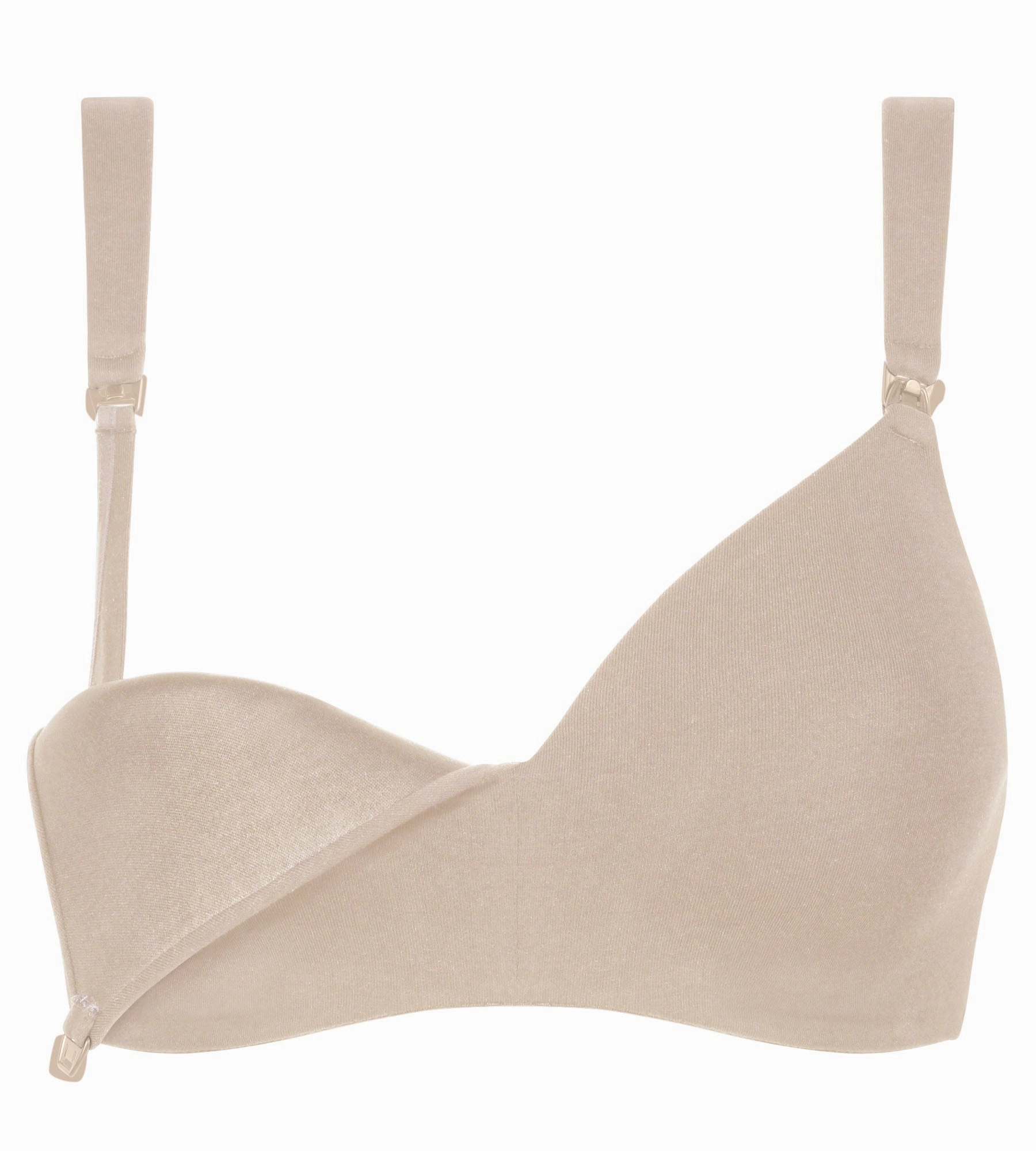Soutien-gorge d’allaitement en jersey coton chair Dim Maternité