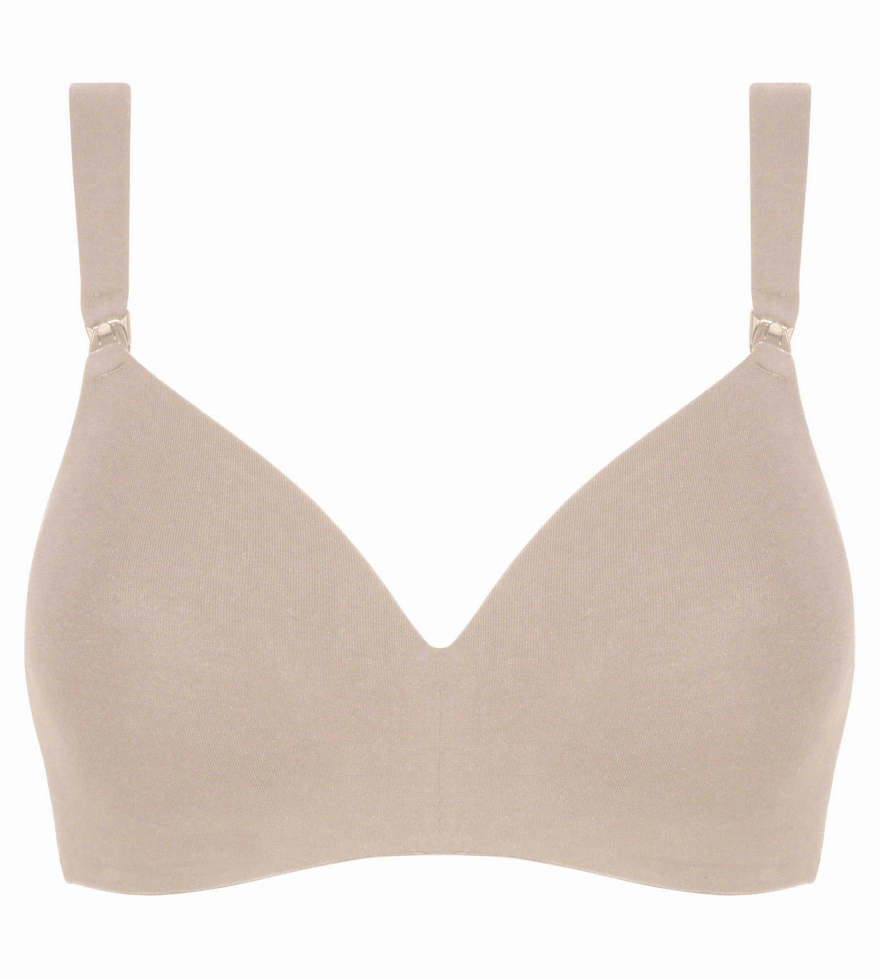 Soutien-gorge d’allaitement en jersey coton chair Dim Maternité