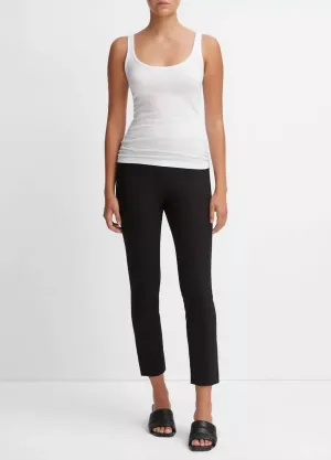 Stitch Front Seam Leggings In Black