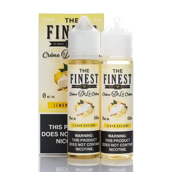 The Finest E-Liquid Creme De La Creme - No Nicotine Vape Juice - 120ml