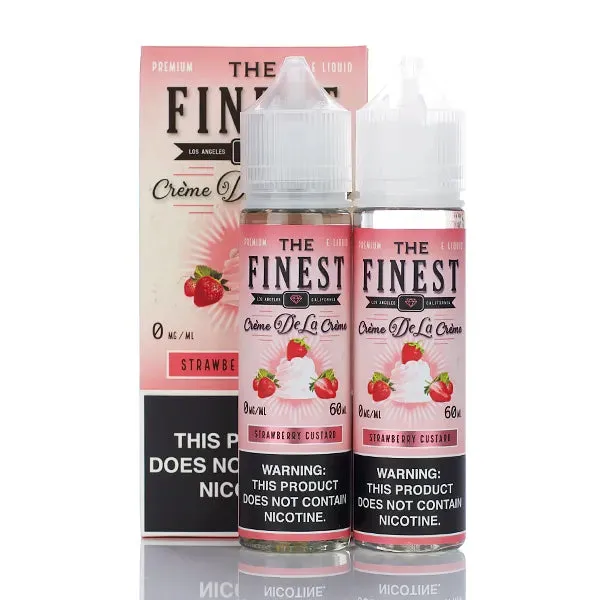 The Finest E-Liquid Creme De La Creme - No Nicotine Vape Juice - 120ml