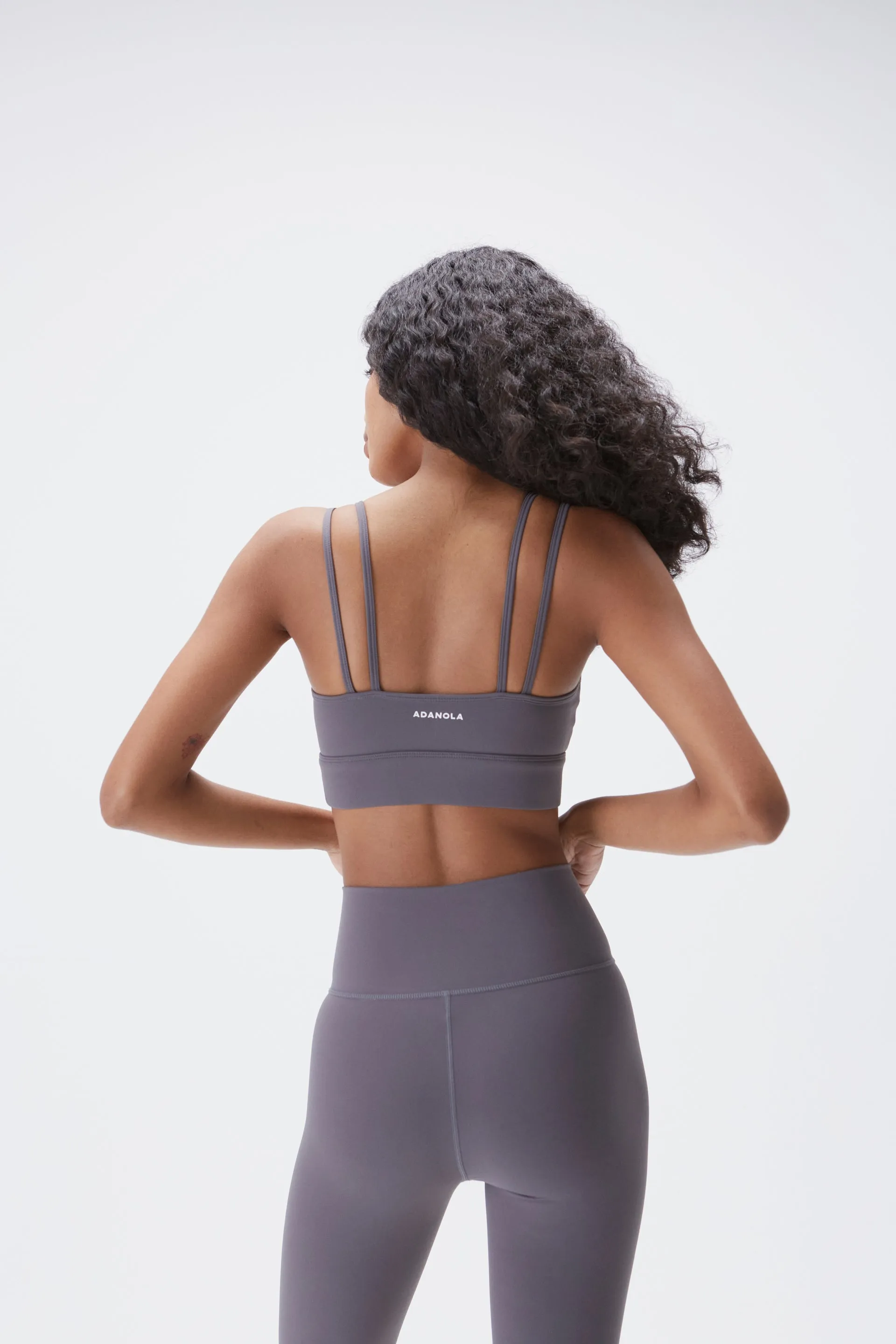 Ultimate Double Strap Bra - Dark Grey