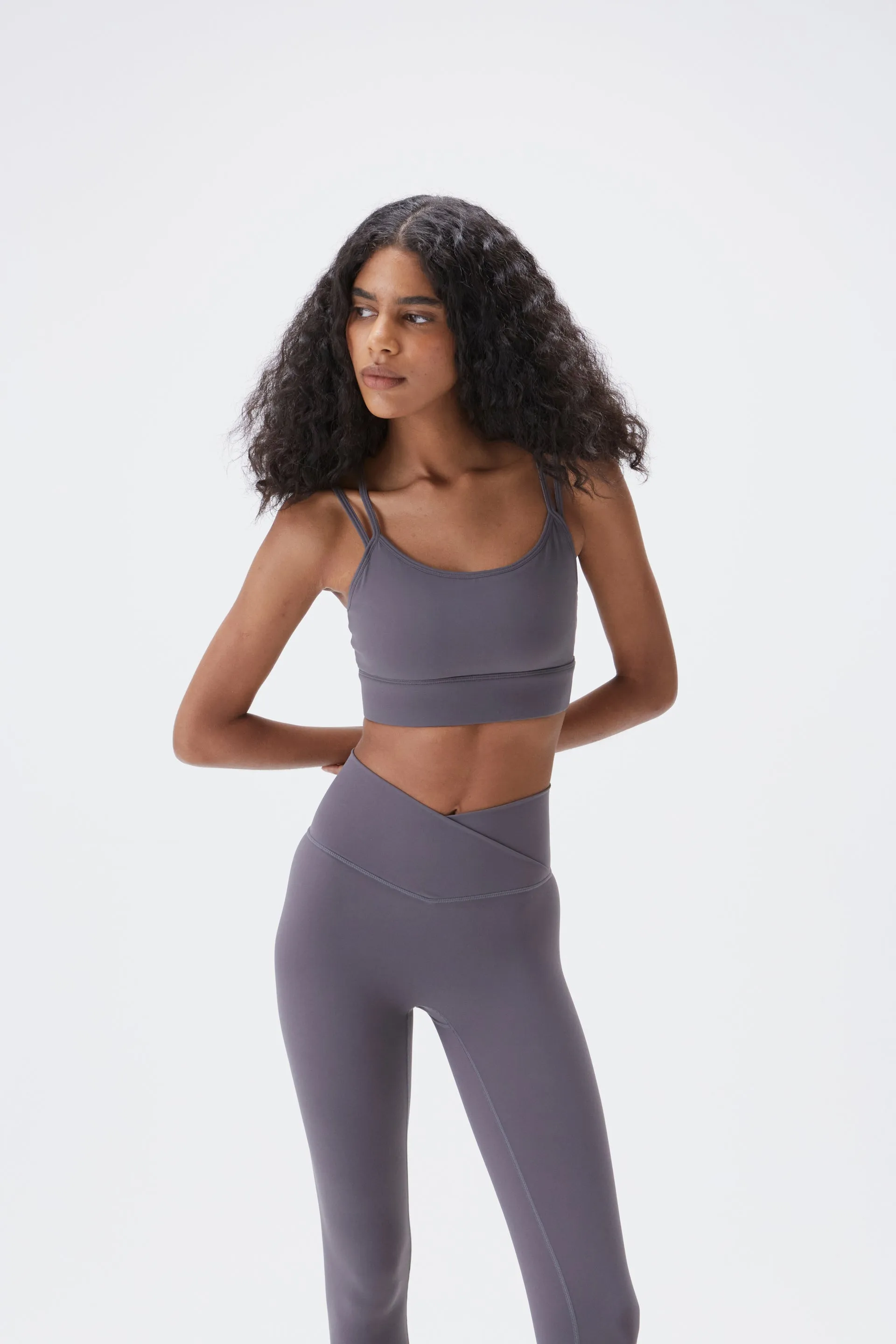 Ultimate Double Strap Bra - Dark Grey