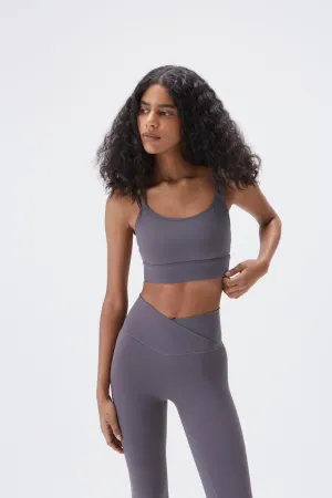 Ultimate Double Strap Bra - Dark Grey