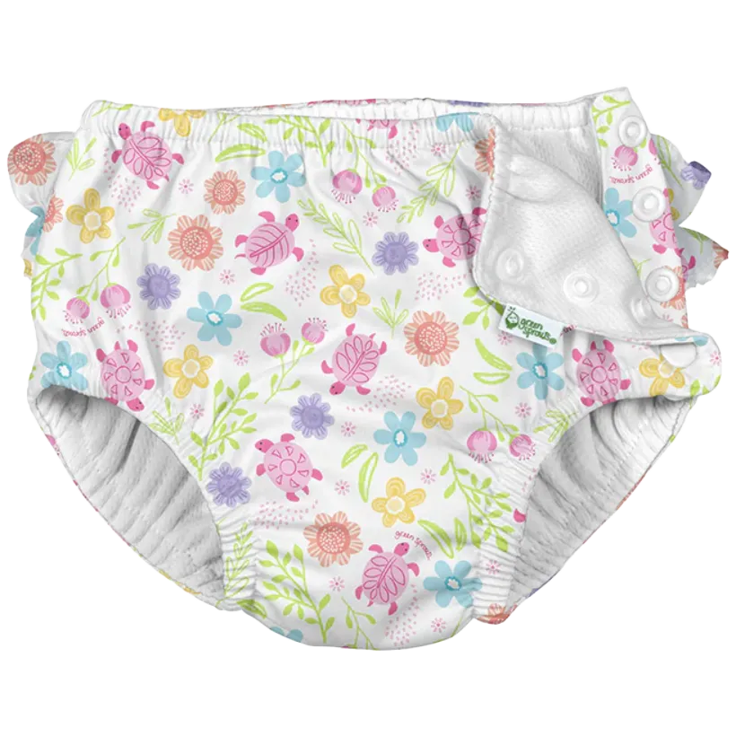 Youth Ruffle Snap Swim Diaper